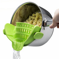 Load image into Gallery viewer, Silicone Kitchen Snap N Strain Filter