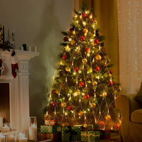 Load image into Gallery viewer, Net Mesh Solar Fairy Lights