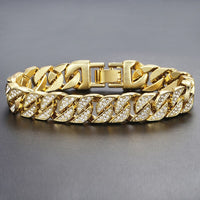 Load image into Gallery viewer, Miami Gold Curb Cuban Bracelet