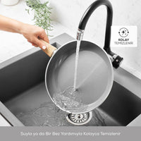 Load image into Gallery viewer, Karaca Swiss Crystal 6 Pieces Midi Pan and Cookware Set - Creamy