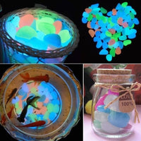 Load image into Gallery viewer, Glow in the Dark Garden Pebbles