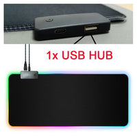 Load image into Gallery viewer, RGB Mouse Pad with Cable