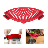 Load image into Gallery viewer, Silicone Kitchen Snap N Strain Filter