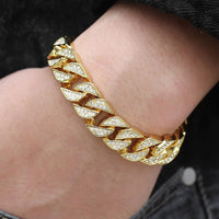 Load image into Gallery viewer, Miami Gold Curb Cuban Bracelet
