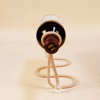 Load image into Gallery viewer, Suspended Rope Wine Bottle