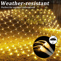 Load image into Gallery viewer, Net Mesh Solar Fairy Lights