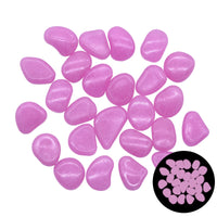 Load image into Gallery viewer, Glow in the Dark Garden Pebbles