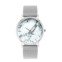 Load image into Gallery viewer, Fashion Rose Gold Mesh Band Creative Marble Female Wrist Watch Luxury Women Quartz Watches Gifts Relogio Feminino Drop Shipping