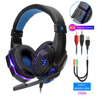 Load image into Gallery viewer, Led Light Wired Gamer Headset