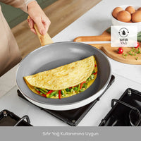 Load image into Gallery viewer, Karaca Swiss Crystal 6 Pieces Midi Pan and Cookware Set - Creamy