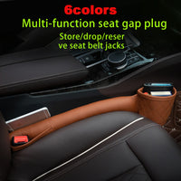 Load image into Gallery viewer, Leather Car Seat Gap Filler