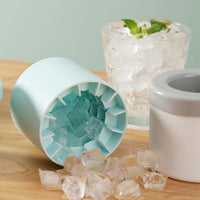 Load image into Gallery viewer, Silicone Cylinder Portable Ice Maker Bucket