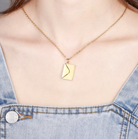 Load image into Gallery viewer, Envelope Necklace