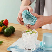 Load image into Gallery viewer, Silicone Cylinder Portable Ice Maker Bucket