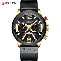 Load image into Gallery viewer, Military Leather Chronograph Wristwatch