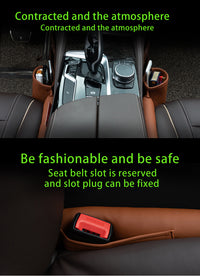 Load image into Gallery viewer, Leather Car Seat Gap Filler