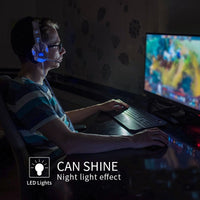 Load image into Gallery viewer, Led Light Wired Gamer Headset