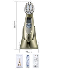 Load image into Gallery viewer, Electric Laser Hair Growth Comb Infrared EMS RF Vibration Massager Microcurrent Hair Care Hair Loss Treatment Hair Regrowth