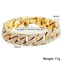 Load image into Gallery viewer, Miami Gold Curb Cuban Bracelet