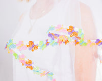 Load image into Gallery viewer, 90's Retro Butterfly Bachelorette Party Veil