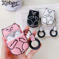 Load image into Gallery viewer, Cartoon Cat AirPods Case