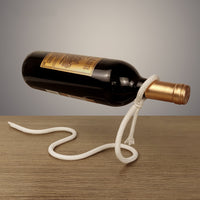 Load image into Gallery viewer, Suspended Rope Wine Bottle